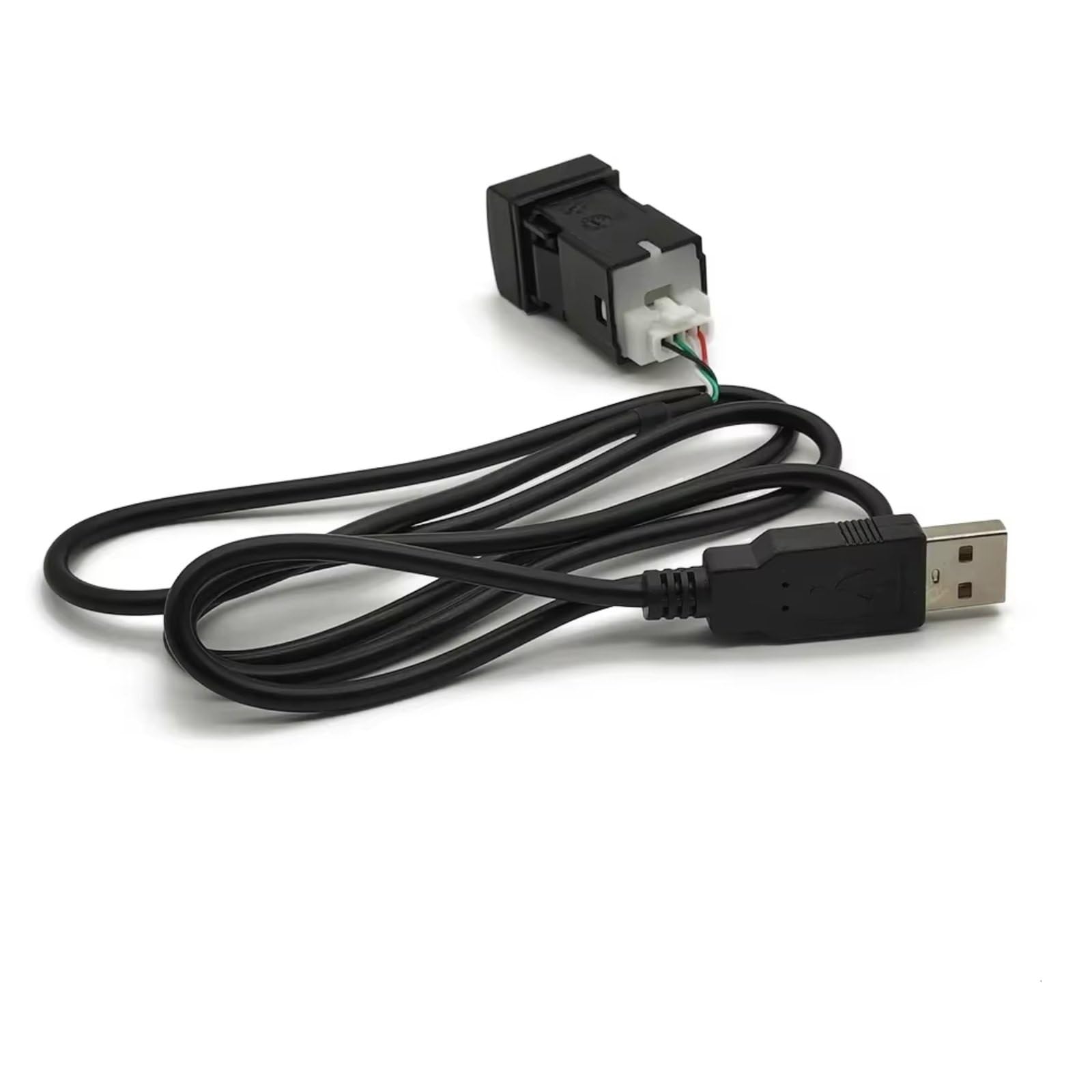 USB Adaptador Coche Centro Puerto USB Compatible Con Toyota Para Camry Para Corolla 2018 2019 2020 Adaptador Entrada Automóvil Audio U-disk Flash Socket Cable Interfaz