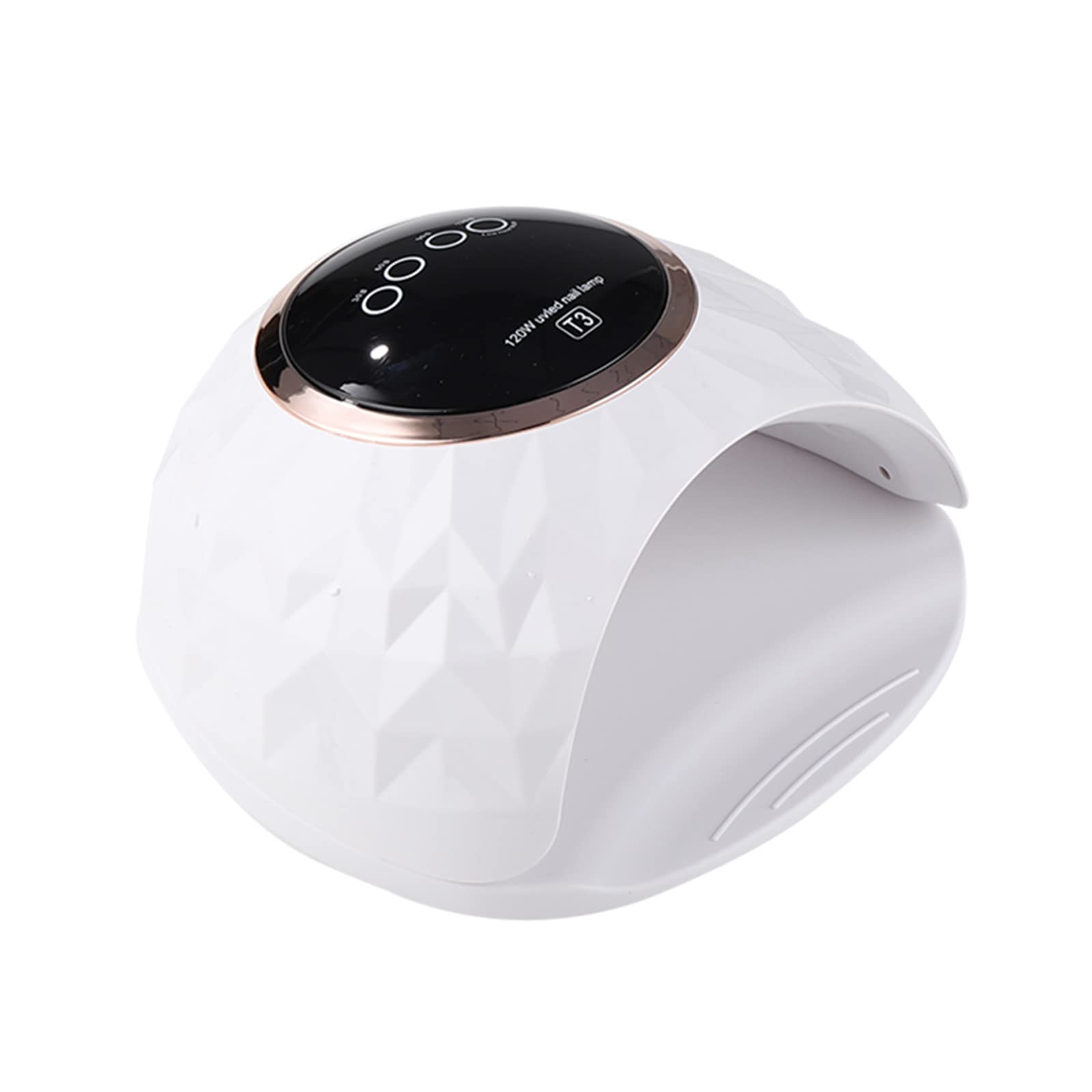 ZYC Lampada per Unghie a LED 120W UV con 42 PCS LED per Curare Il Gel per Unghie per Unghie per Unghie per Unghie Lampada per Unghie 30/60/99 / 120S Strumenti per Manicure sensori Auto,Bianca