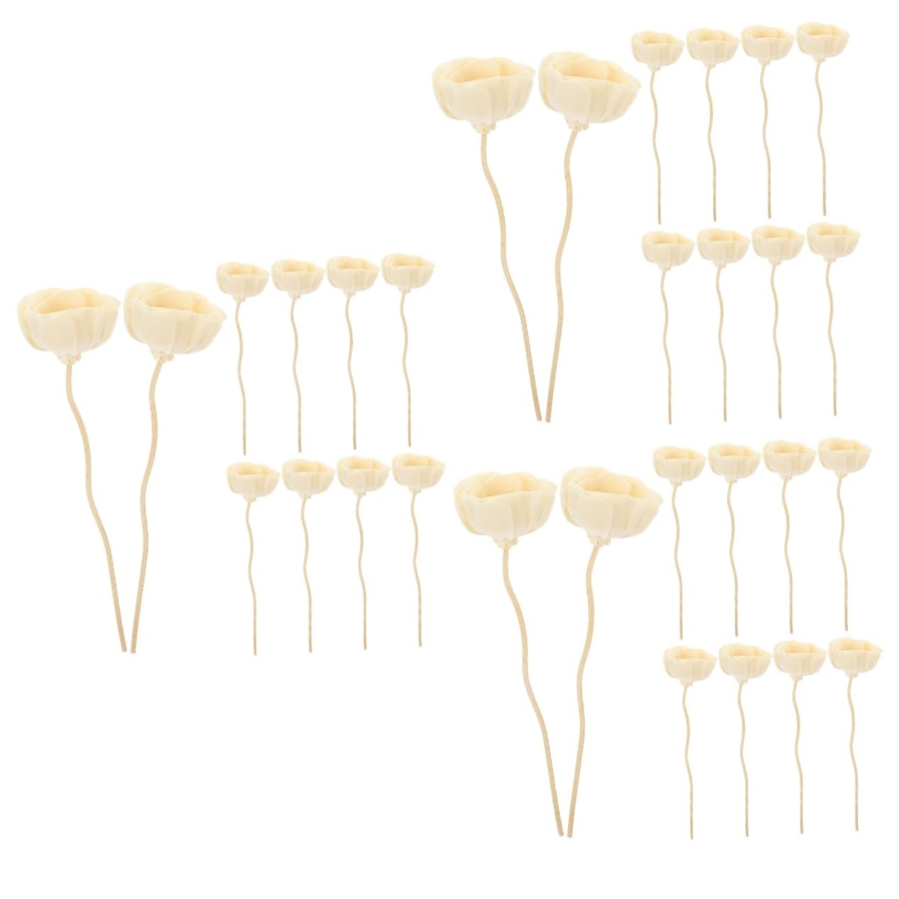 BESTOYARD 30pezzi Legnetti Diffusori Rattan Per Accessori Profumati Per Decorazioni Interne Casa Ufficio e Stanze Di Yoga