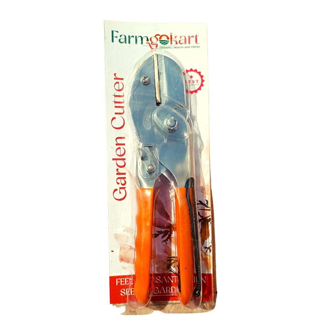 Farmgokart | Double Roll Cut - Secateurs ( Orange Plant Cutter ) |Premium Garden and Plant Nursery Tool Kit Set- 1 Pc| (B09PK7B4LH) Amazon Price History, Amazon Price Tracker