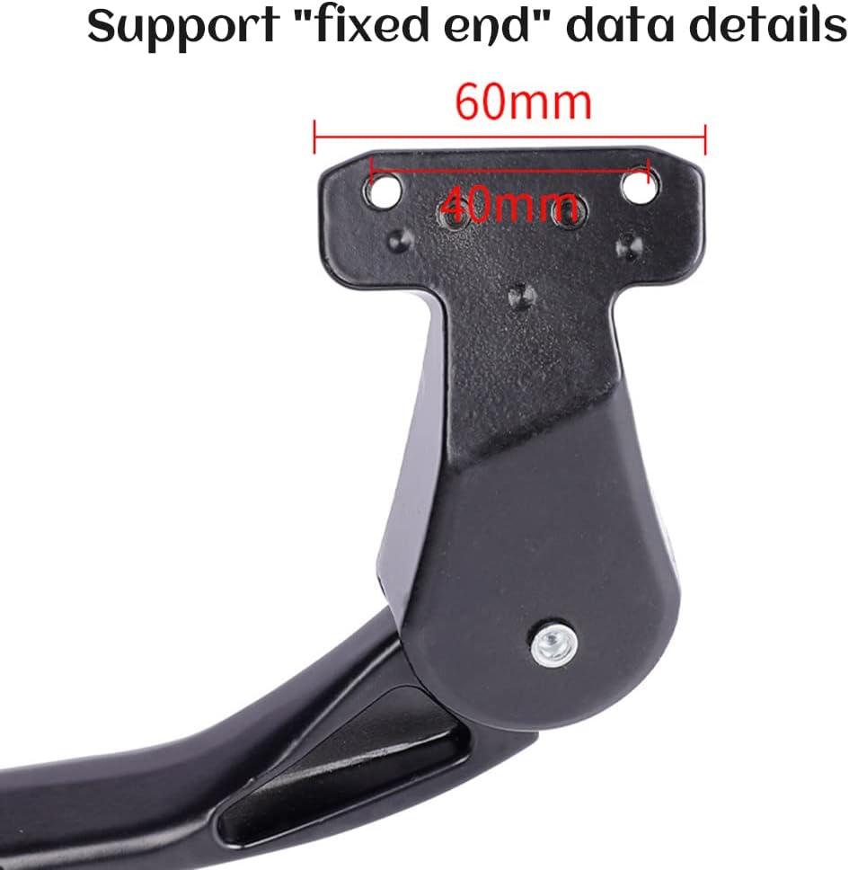Kickstand, Kickstand Aluminum, Alloy Adjustable Height Rear Side Kick Stand, Rear Side Stand, Suitable for Most 22 24 26 Inch Snowmobiles