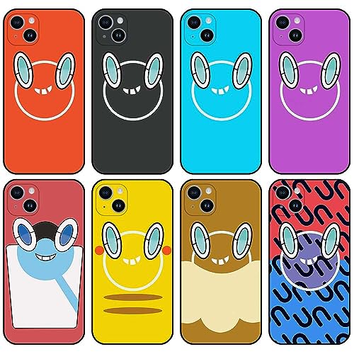 RegisBox Rotom Phone Case Cartoon Anime Style Soft TPU Covers Multicolor