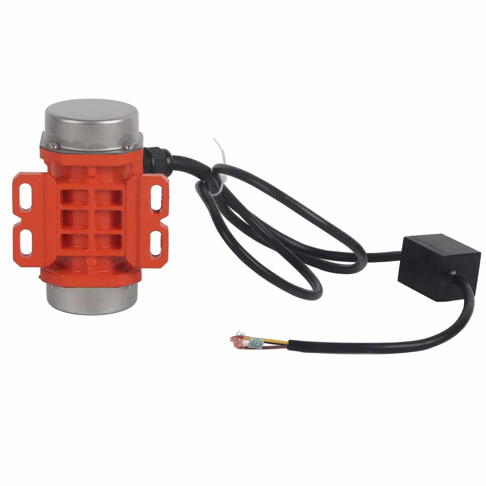 Cocoarm Motor de Vibración Ajustable de 220 V Motor Asíncrono Monofásico 3000 RPM Aleación de Aluminio IP66 a Prueba de Agua para Equipos de Construcción de Minería de Vibración de Concreto (30W)