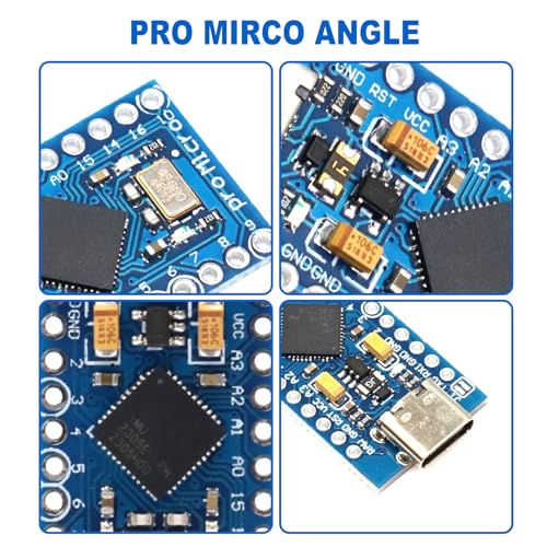 Pro Micro 5V/16MHz avec puce 32U4 et port Type-C pour une programmation stable - 6