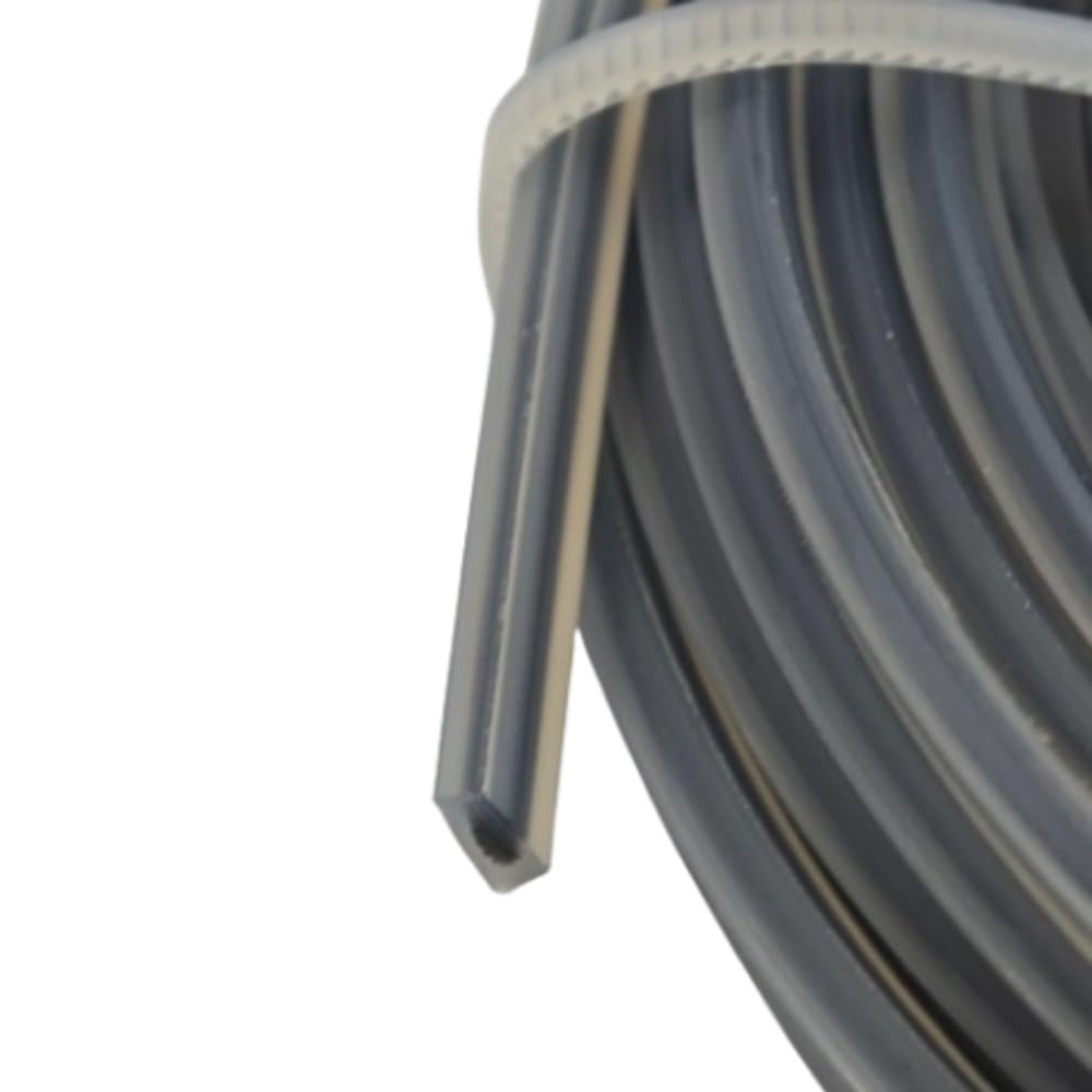 Misura for 2.7 / 3mm Nylon Grass Line Decespugliatore Testa Corda Quadrata Filo di falciatura Tosaerba Fil Debroussailleuse(3.0mm x 15m-2pcs)