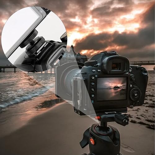 Soporte para cámara de montaje rápido de 1/4 pulgadas, soporte para adaptador de montaje de luz flash y vlogging Rig Arm para cámaras DSLR Mirrorless Studio Recording Equipment - imagen 2