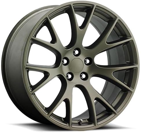 20x10.5" Size Fits FR 70 for Dodge Hellcat Satin Bronze Wheel - 5x115mm Bolt-Pattern - 25mm Offset - 71.5mm Hub-Size