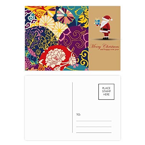 Cartes postales motif pois chinois style japonais pour des vœux originaux sans banalité