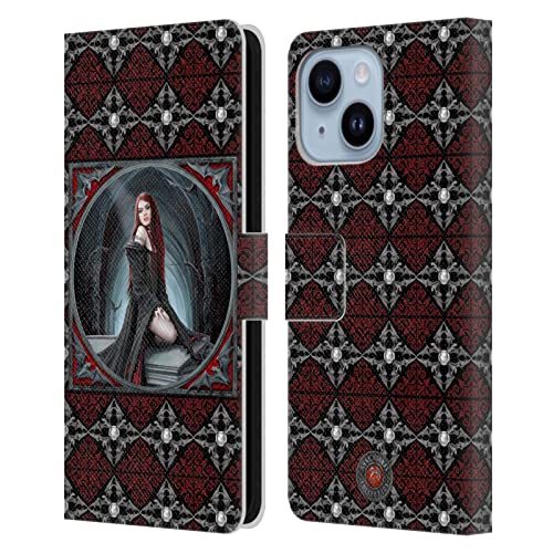 Anne Stokes housse cuir iPhone 14 Plus style gothique pour sorties nocturnes