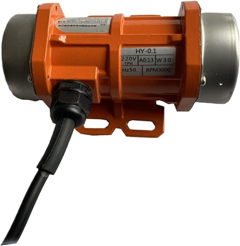 AC Vibration Motor Aluminum Alloy Concrete Vibrator 15W 30W 40W Single-phase Three-phase Adjustable Speed 110V 220V 380V(220V40W Three-phase)