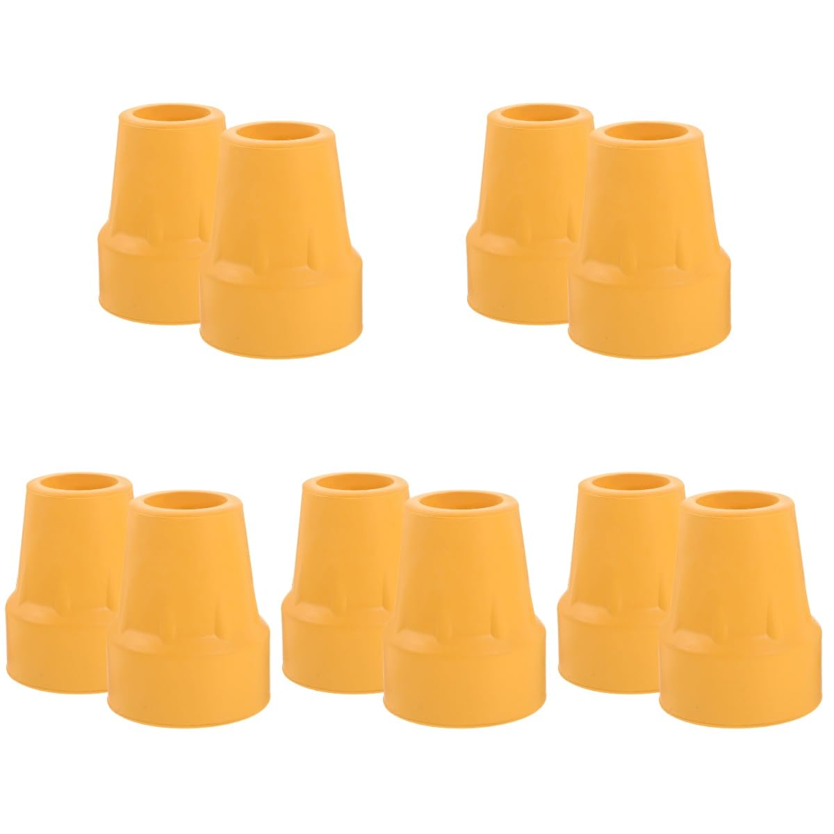5 ensembles Coussinet Antidérapant Pour Tête Et Semelle Protection Pour Embouts De Canne Bâtons De Marche Robustes Embouts De Bâtons De Marche Embouts De 2 pièces * 5