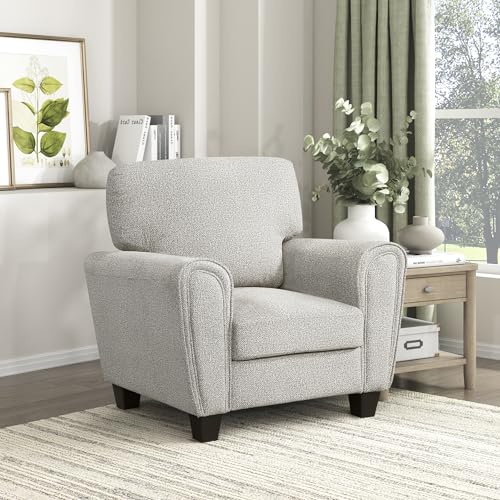 Sillón Chenille Moderno Plegable Gris