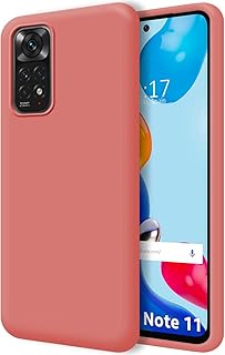 Tumundosmartphone Funda Silicona Líquida Ultra Suave para Xiaomi Redmi Note 11 / 11S Color Rosa