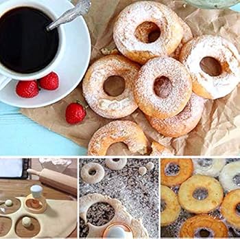 アンドーナッツ Amazon | VNDEFUL 中空パン用型 アメリカ製大型サイズ ディップ