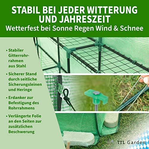 Oumefar Warmes Gewächshaus, 143 x 73 x 195 cm Tragbares Gartengewächshaus PVC Korrosionsbeständig Warmes Gewächshaus Blumenpflanzen Gartenarbeit im Freien Für Zimmerpflanzen 4 Oumefar Warmes Gewächshaus, 143 x 73 x 195 cm Tragbares Gartengewächshaus PVC Korrosionsbeständig Warmes Gewächshaus Blumenpflanzen Gartenarbeit im Freien Für Zimmerpflanzen – Bild 4