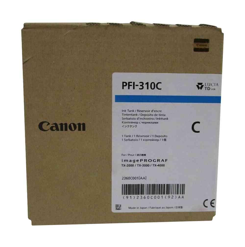 Genuine Canon Ink Tank PFI-310C - Cyan 330ml - 2360C001AA