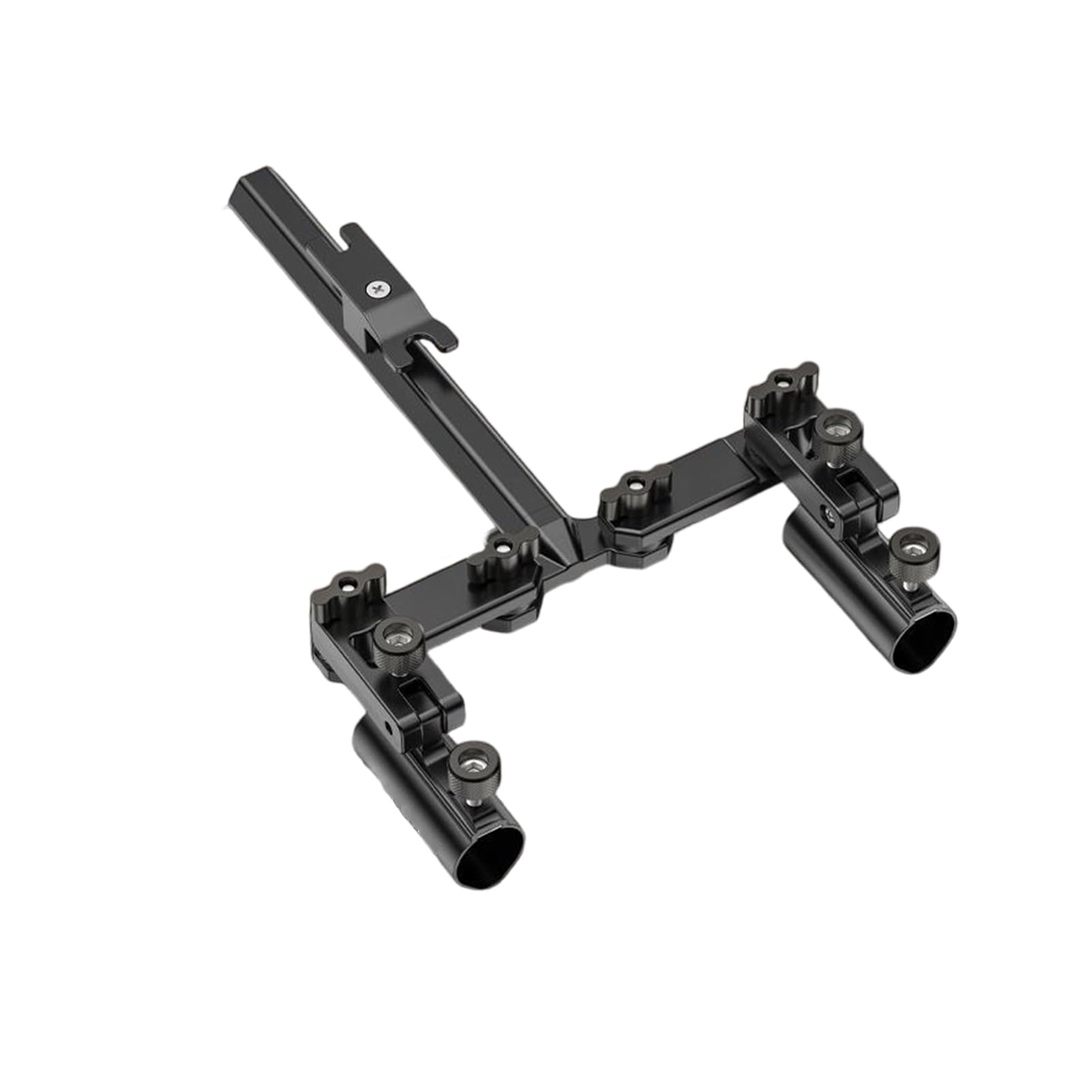 Lightweight Double Fishing Rod Stand with Mounting Base and Anti Slip Design for Enhanced Fishing Efficiency Double Rod Stand