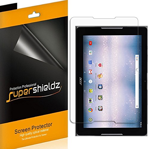 Supershieldz (3 Pack) Designed for Acer Iconia One 10 (B3-A30) Screen Protector, High Definition Clear Shield (PET)