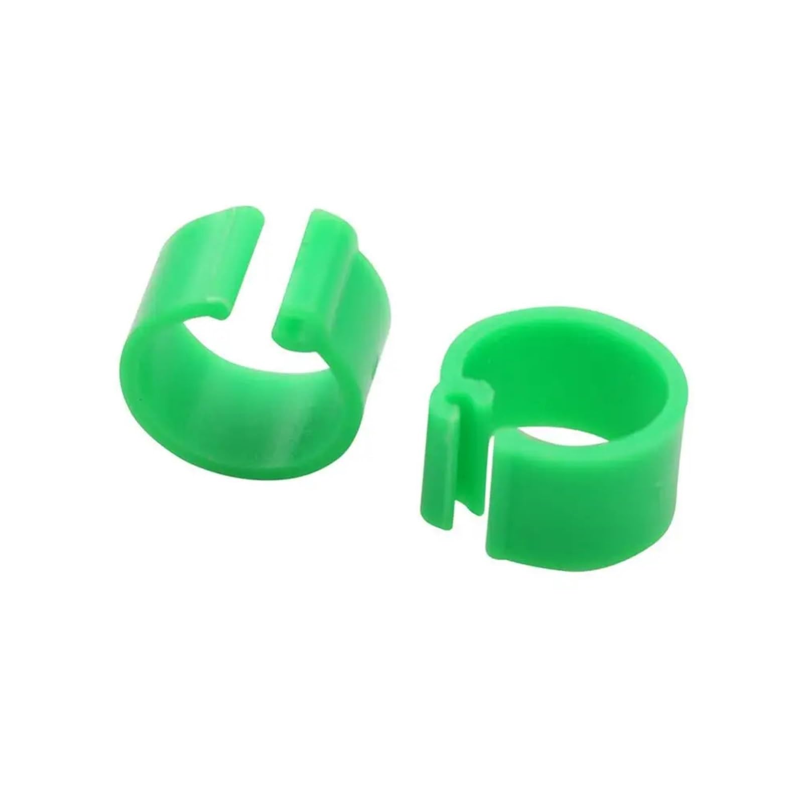 Bandas de identificación de pollo, anillos de plástico para pies, multicolor, paquete de 100 unidades para la cría de aves de corral y la gestión de granjas
