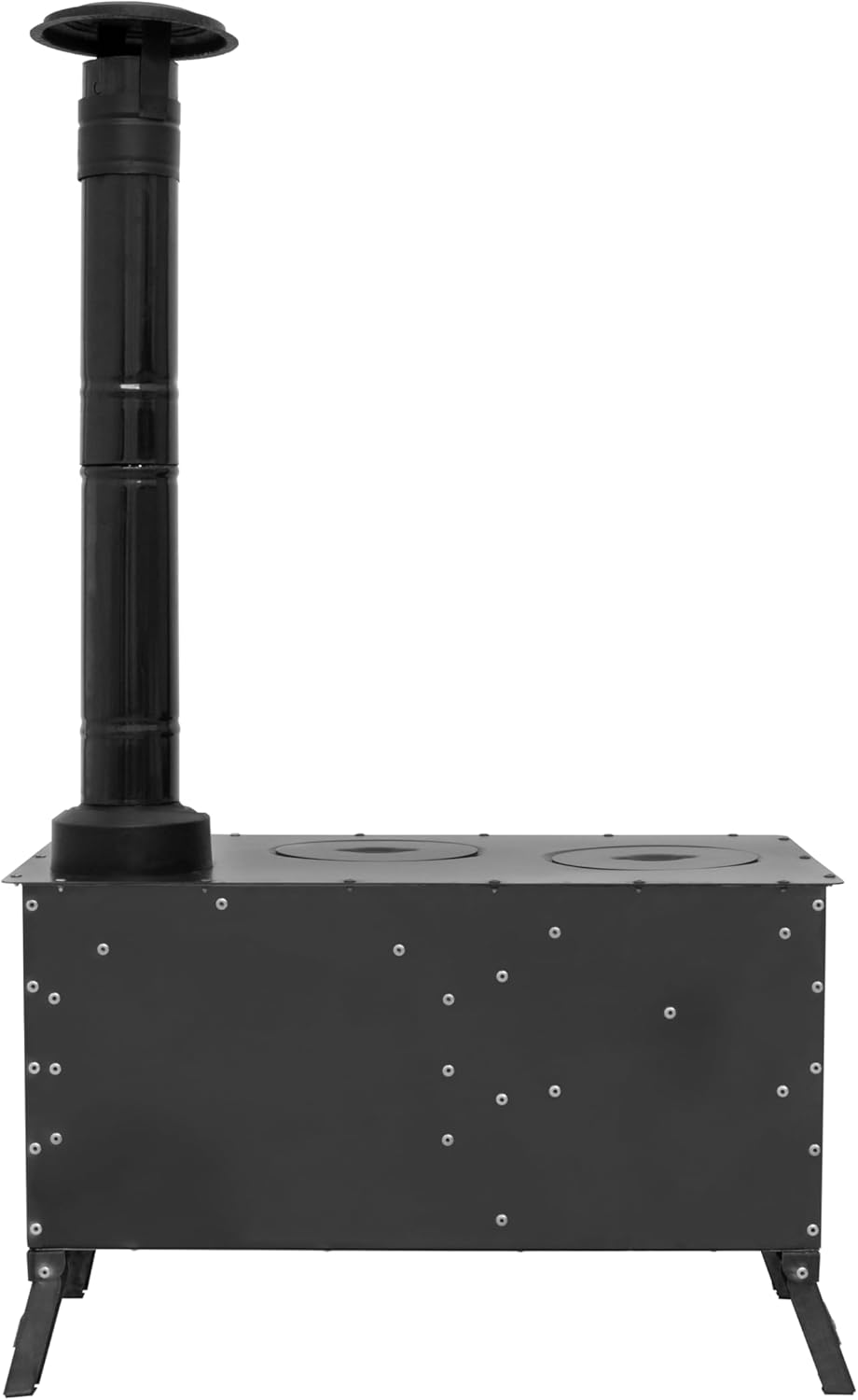 Camping Stove, Tent Wood Stove,hunting lodge Burning stove, cooking plow with Oven cooking partition (Stove with 8 pipe)