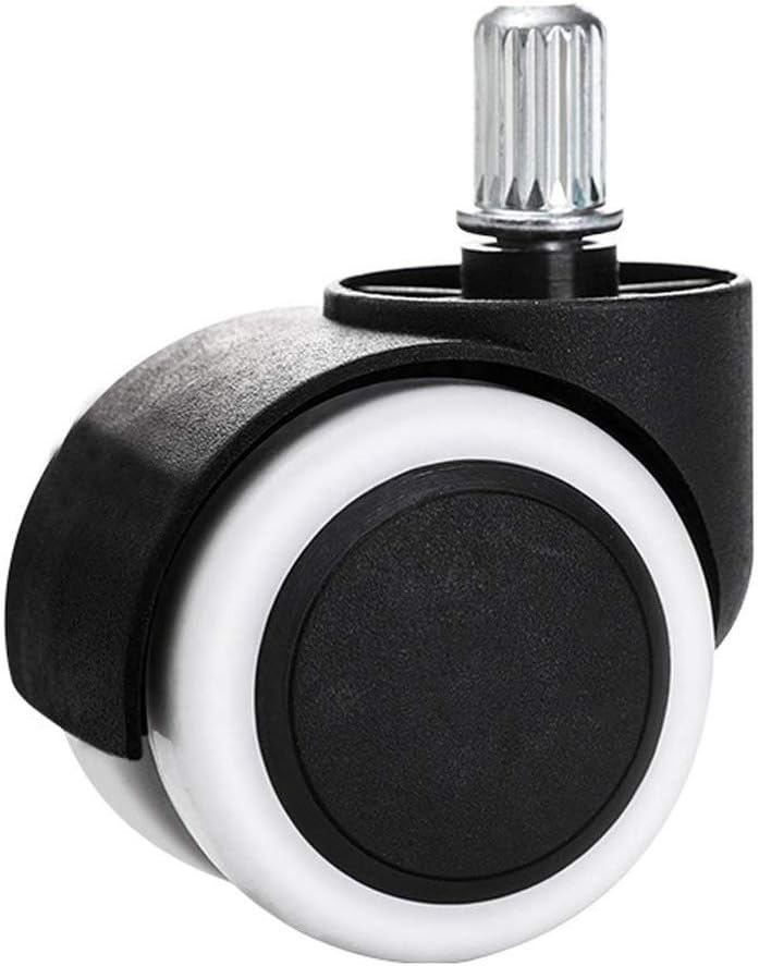 ALIAOFORZ Casters Wheels,Office Chair Caster Furniture Castors Universal Swivel Chair Wheel Replacement Castors Wheels 360 Degree Rotatinchg Swivel Casters Component Pulley Mute (Size : 5pc) : Office Products