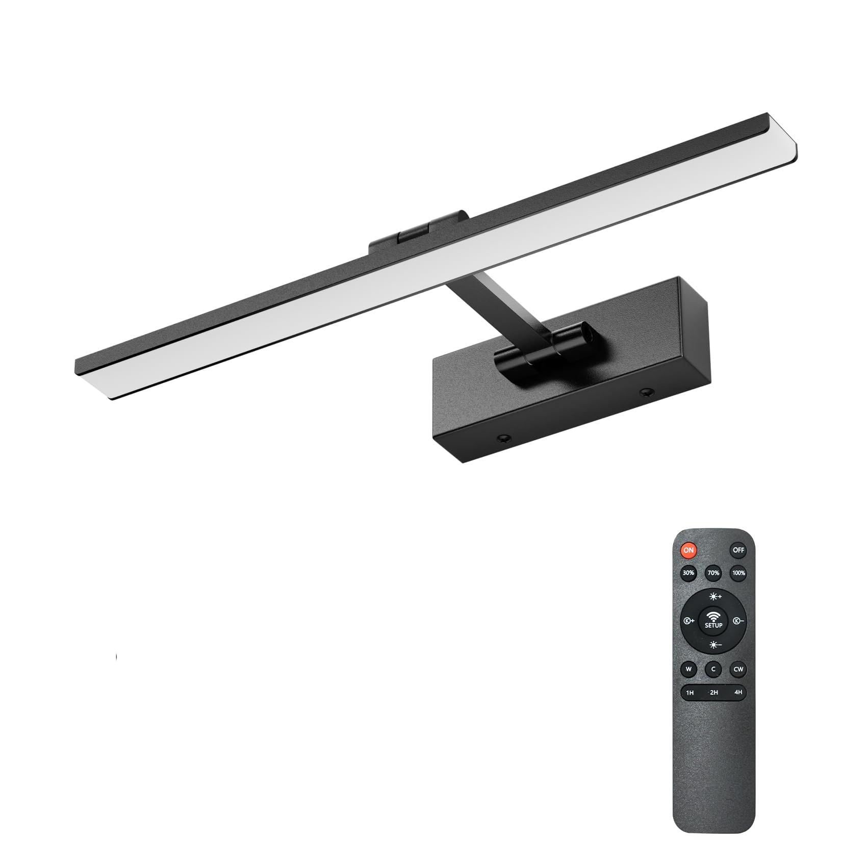 Klighten Lampada Specchio e Lampada Quadro LED da 40 cm,12 W,Nero