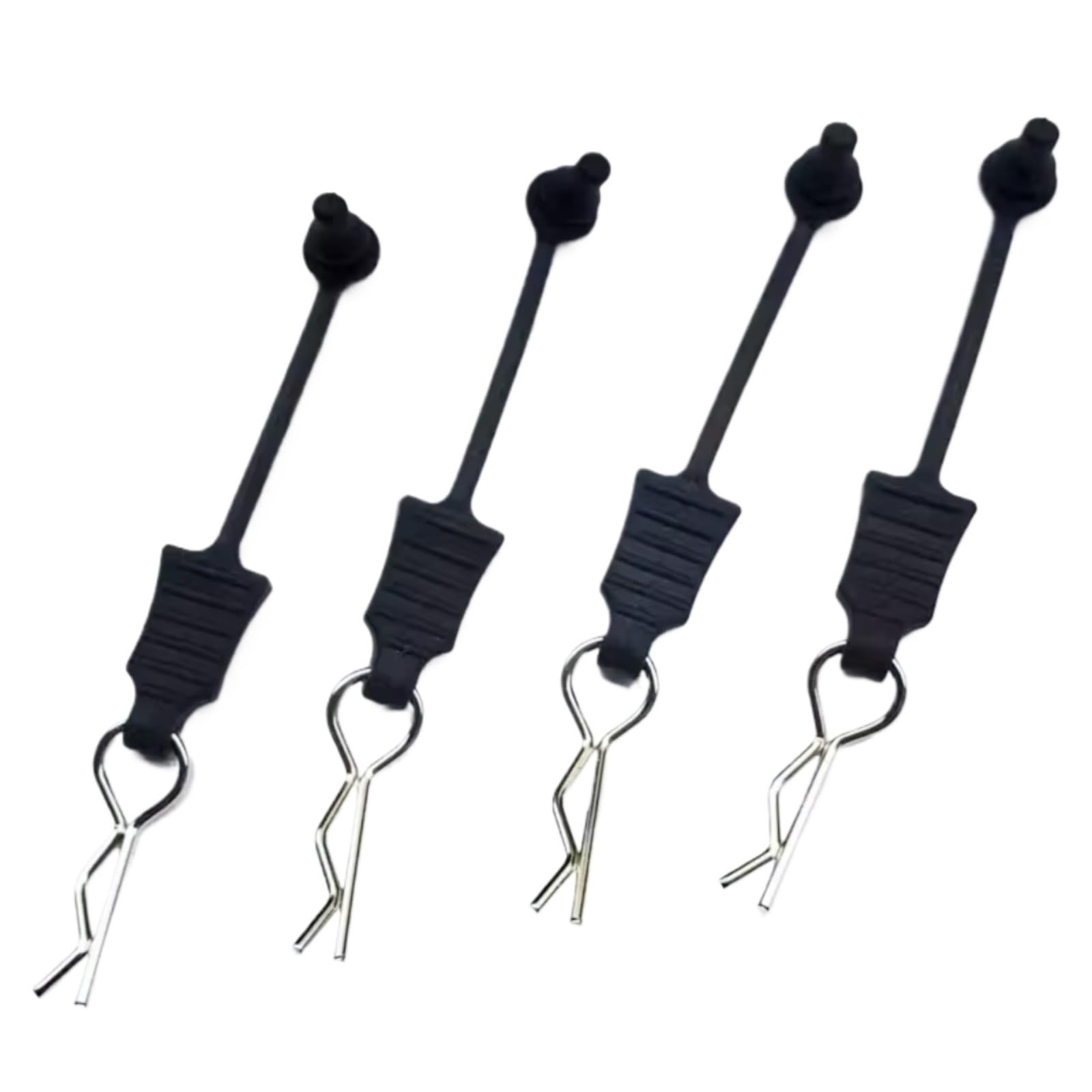 RC Car Accessories for ARRMA for Mojave for Limitless for Typhon for Kraton AR390178 1/7 1/8 4Pcs Rubber Body Clip Retainer Shell Fixed Buckle Lock RC Car