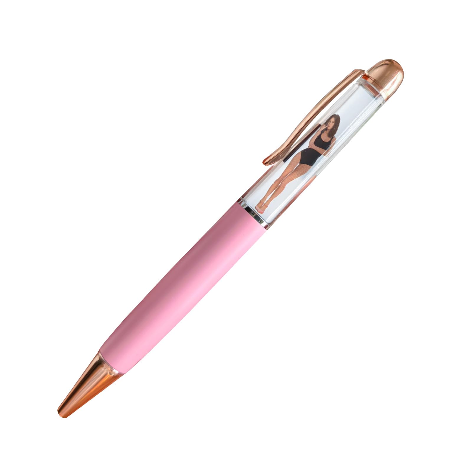 Sikyby Lady Women Female Classic Tip And Strip Pen Girl Strips When You Turn Her Upside Down(Pink)