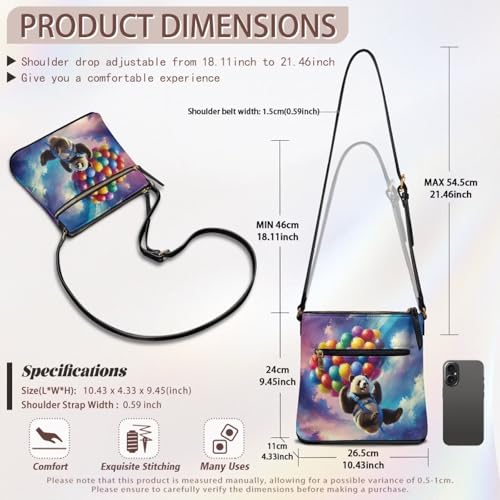 Bolso de hombro de cuero PU suave para mujer miniatura 6