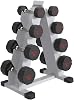 Dumbbell set Adjustable Fillable Dumbbells Set,Gym Men And Women With Twelve Sides Covered With Plastic Fixed Dumbbells, Household Steel One-piece Dumbbell Set (Color : Black 52kg)