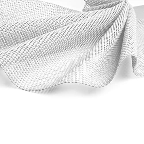 Kolox 20 Inch Wide Shelf Liner,Non Slip Shelf Liner,20" X 10 Ft Non Adhesive Cabinet Drawer Liner,White Kitchen Cabinet Liner Non Slip Mat For Desks (White, 20" X 10') #TOP2