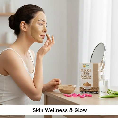 Miniatura 5 de Herbs Botanica Guduchi Powder USDA Organic Neem Giloy Powder  Tinospora cordifolia  Suplemento Herbsl para apoyo inmunológico, digestión 5.3 oz  150