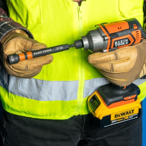 Klein Tools 32950 Ratcheting Impact Rated Hollow Power Nut Driver Set thumb #4