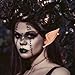 AOKWAWALIY Ear Cuffs Fairy Mystical Pixie Elven Ears Pointed Ears Tips Halloween Party Elven Vampire Dress Up Costume Makeup Masquerade Accessories