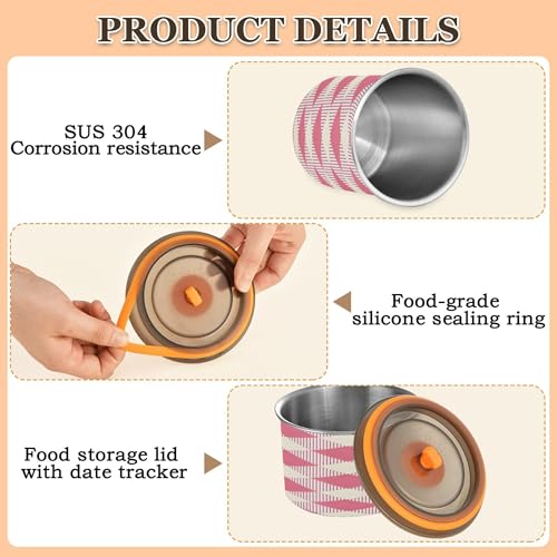 Envase hermético para café 17 oz acero inoxidable miniatura 5