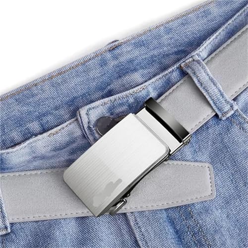 Men Belts Automatic Buckle Belt Leather For Men Leather Strap Casual For Jeans2