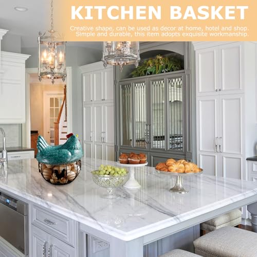 Cesta de hierro para huevos que decora tu cocina y comedor con un estilo resistente 6
