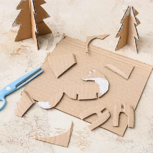 Image of 50 Pack Corrugated Cardboard Sheets Flat Hard Cardboard Inserts Back to School Classroom Supplies Flat Squares Separators for Shipping, Mailing, Packing, Art Projects, DIY Crafts(11 x 17 Inch,Brown)