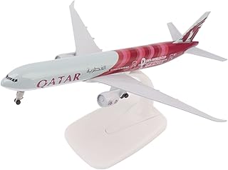 KOSDFOGE Airplane Model, Alloy Diecast Plane Model, Home Decoration Complete Engraved Lines Simulated Stable Base Airways Plane Model, Presente De Aniversário, Presente De Natal, 7.5 X 6.3in