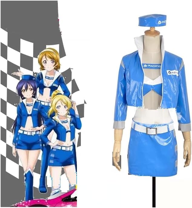 ラブライブ！ レースクイーン 2015 園田海未 「桜时❀製」 コスプレ衣装 (女性L)