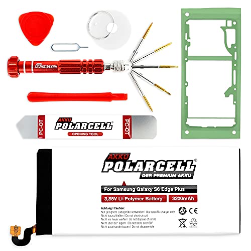 Polarcell Batería para Samsung Galaxy S6 Edge Plus Sm-G928F/Eb-Bg928Abe (3200 mAh/12,32 WH)