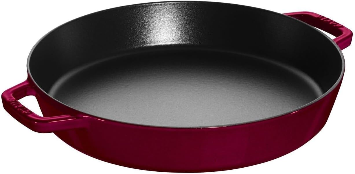 Staub Pans 34 cm Cast Iron Paella Pan, Bordeaux Amazon.ca Home
