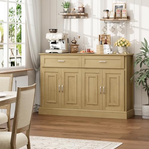 FACBOTALL Sideboard Buffet Cabinet with Storage, 55.1
