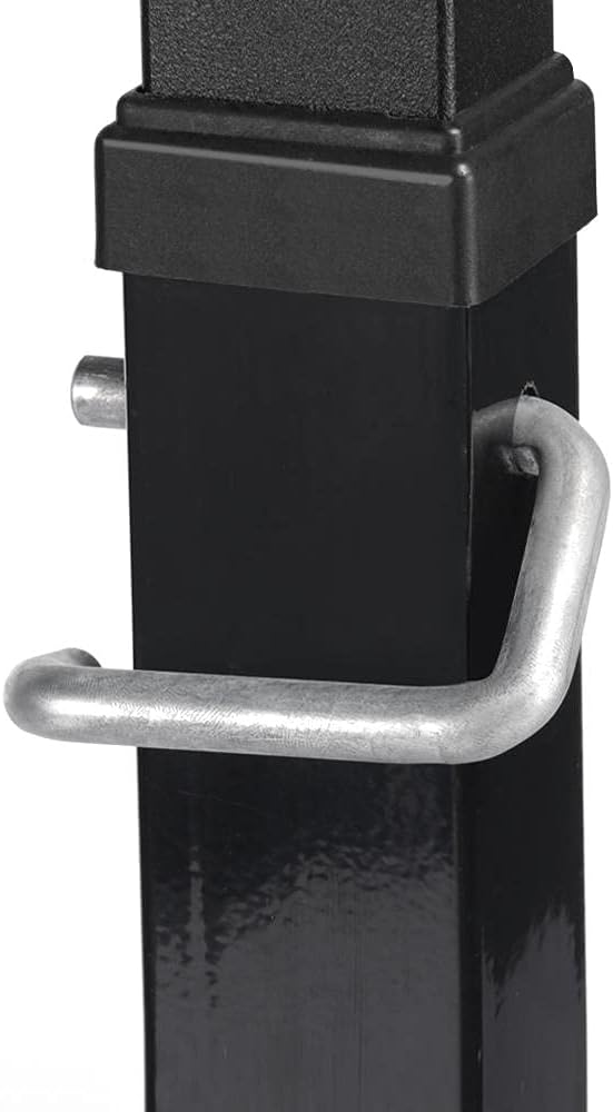 Yaheetech 45-71 Inch Adjustable Squat Rack and Bench Press Rack Portable Olympic Weight Stand Pair of Home Gym Squat Machine