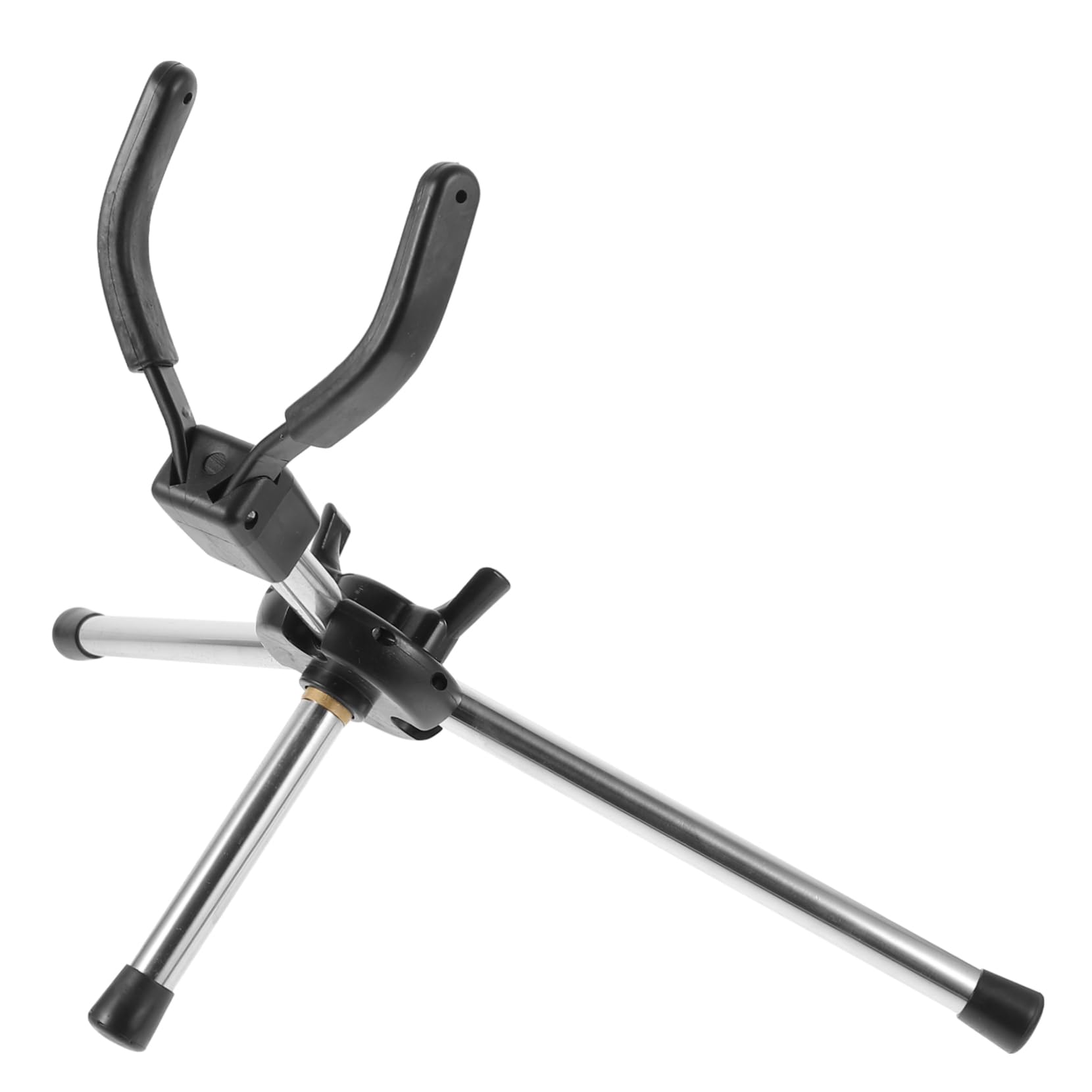 COSMEVIVI Saxophone Tripod Stand Holder Saxophone Display Bracket Foldable Wind Instrument Bracket Black