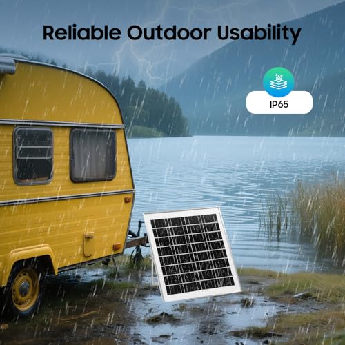 Upgrade Generador Solar Portátil, Generador Solar Portátil con Panel Solar y 4 Bombillas LED, Inversor Solar 12V 4A para Exterior y Camping (Estándar US) miniatura 2