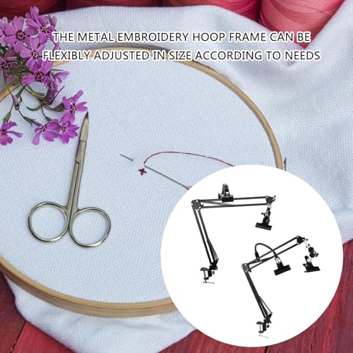 Support de cerceau de broderie réglable contre le mal de dos
