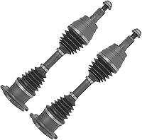 Vista 34 de Detroit Axle - Ejes CV delanteros para Chevy Trailblazer EXT Buick Rainier GMC Envoy XL XUV Olds Bravada Isuzu Ascender Saab 9-7x, 2003 2004 2005