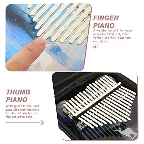 BIENKA 1 Set Kalimba Thumb Piano 17 touches Crystal Clear Kalimba Acrylique Mbira Finger Piano avec sac EVA Cadeaux d… - Les Beatles, Paul McCartney, John Lennon, RIngo Starr, George Harrison BIENKA 1 Set Kalimba Thumb Piano 17 touches Crystal Clear Kalimba Acrylique Mbira Finger Piano avec sac EVA Cadeaux d… – Image 7
