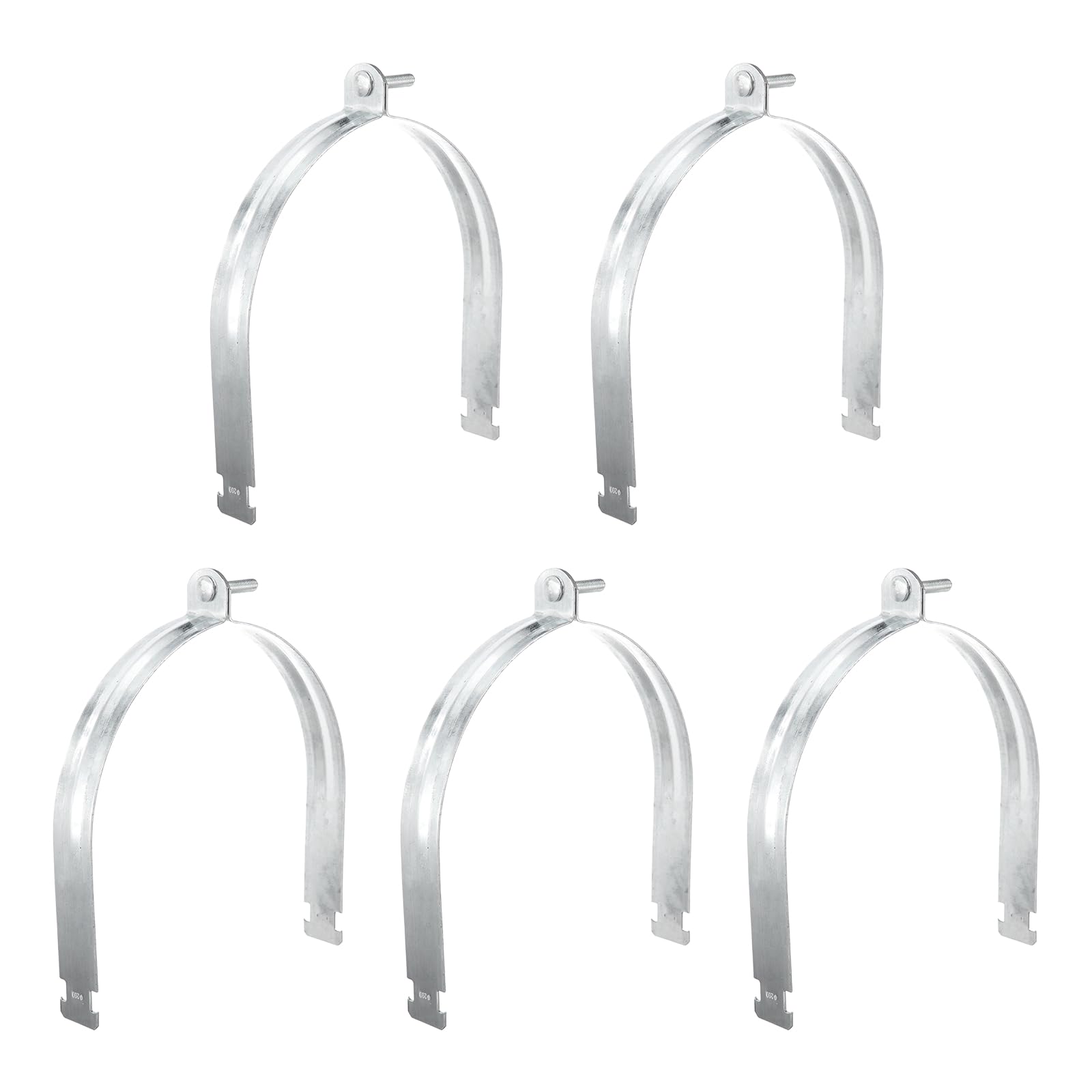Collier EMT en acier au carbone galvanisé pour conduit rigide x5